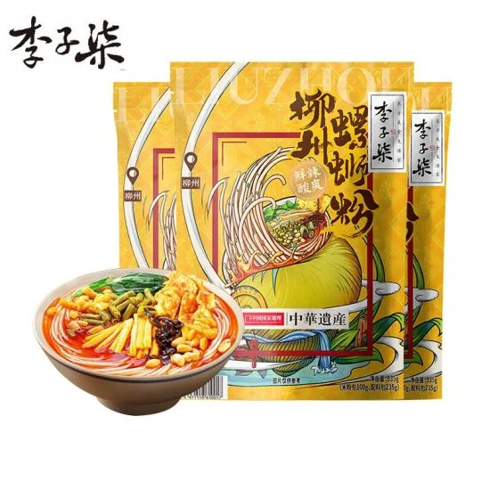 李子柒【鲜辣酸爽】柳州螺蛳粉335g.webp 李子柒螺螄粉 經典原味 3袋裝 330g*3 正宗廣西柳州特產 鮮辣酸爽 Q彈陳米粉 台灣現貨:圖片 1
